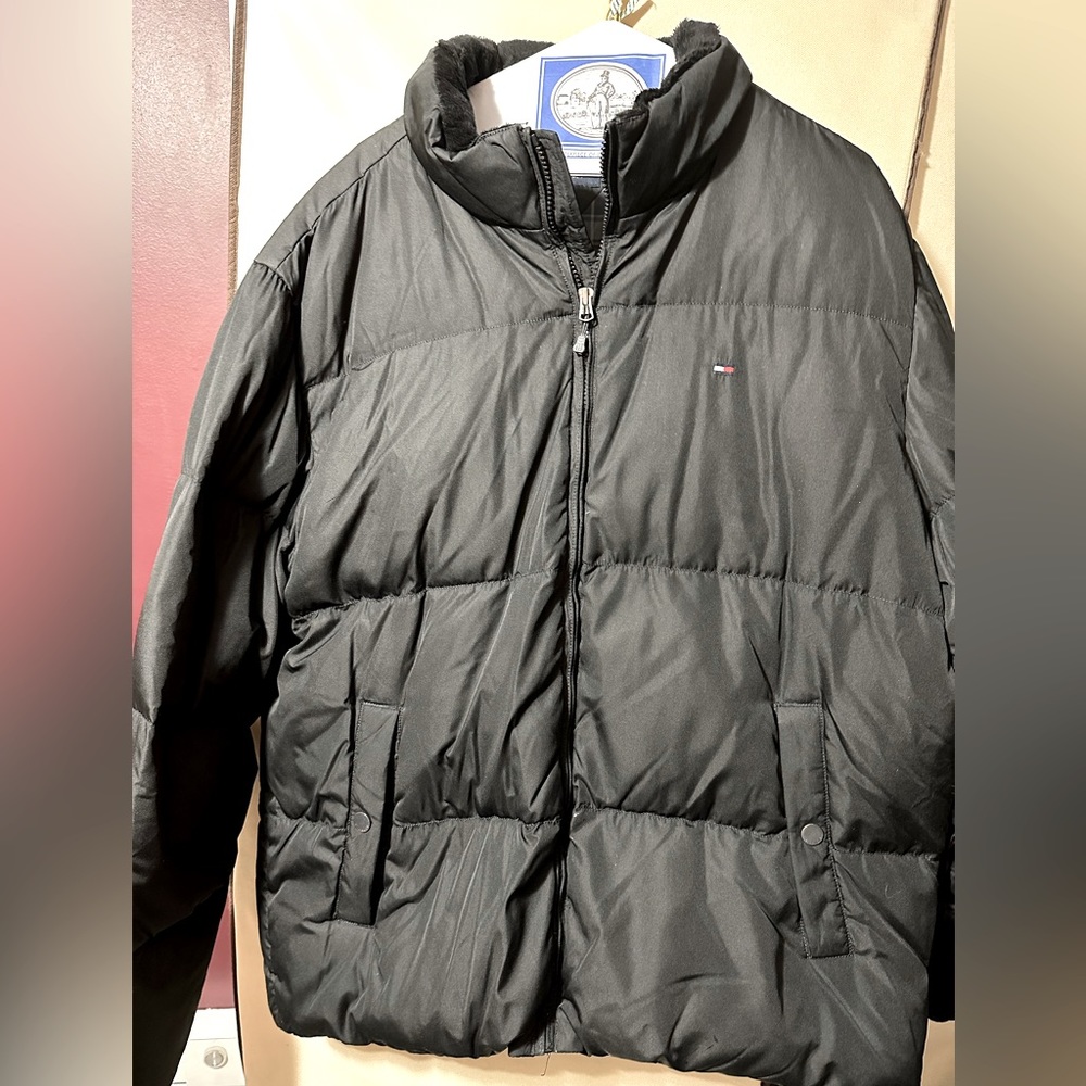 Mens Tommy Hilfiger black winter coat NWOT Size XXL